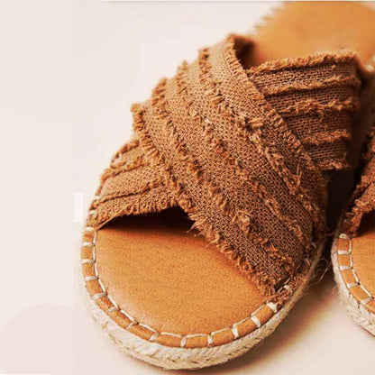Sandales Plates Croisées Bohèmes